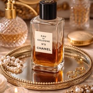 Chanel Eau de Cologne No. 5 – Vintage Bottle (~25% Remaining)